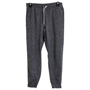 Vuori Performance Joggers Women Waist 28 Heathered Gray Drawstring Read
